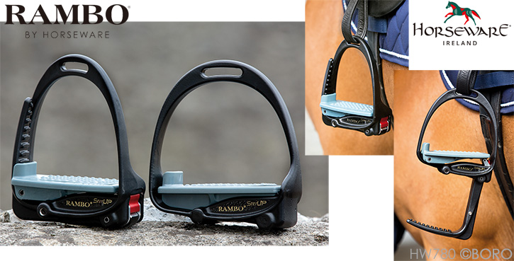 ランボー　イージーアップ
踏み台付き鐙