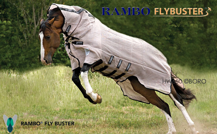 乗馬用品　 RAMBO 騎乗用フライシート