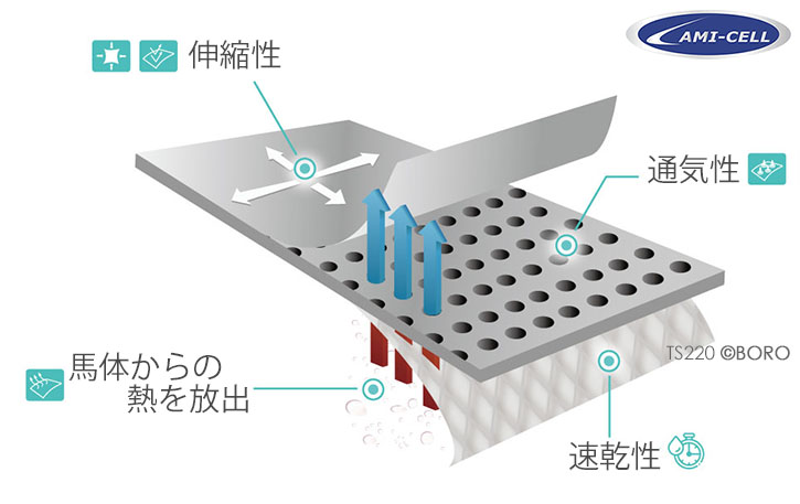 ラミセル V22プロテクター 
前肢用