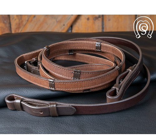 【再入荷】シューマッハ革手綱 コンフォートグリップ